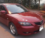 Mazda 3 2004 - Bán Mazda 3, số tự động đời 2004, màu đỏ