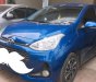 Hyundai Grand i10   1.2 AT 2018 - Bán Hyundai Grand i10 1.2 AT đời 2018, màu xanh lam, còn nguyên zin