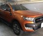 Ford Ranger   Wildtrak 3.2   2016 - Bán Ford Ranger Wildtrak 3.2 đời 2016, màu cam chính chủ, biển số TPHCM