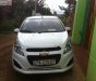 Chevrolet Spark LS 1.0 MT 2014 - Bán xe Spark 5 chỗ, màu trắng, sx năm 2014, xe không đâm đụng