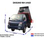 Fuso NH-245D 2019 - Bán xe ben 2T45 giá rẻ, xe Daisaki 2,45 tấn giá tốt Miền Tây, xe tải ben giá rẻ