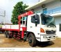 Hino FL 2017 - Xe tải Hino FL8JTSA 13.8 tấn gắn cẩu Unic 5 tấn URV553