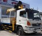 Hino FL   2017 - Xe tải Hino 10.8 tấn FL8JTSL, gắn cẩu Soosan 7 tấn SCS746L