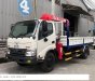 Hino 2018 - Bán xe tải Hino 3.4 tấn gắn cẩu Unic V250, hỗ trợ trả góp