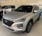 Hyundai Santa Fe Premium 2.4L HTRAC 2019 - Bán Hyundai Santa Fe Premium 2.4L HTRAC đời 2019, màu bạc