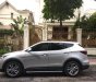 Hyundai Santa Fe 2.2 4WD 2017 - Cần bán xe Hyundai Santa Fe 2.2 4WD 2017, màu bạc chính chủ