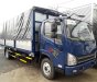 Howo La Dalat 2017 - Bán xe tải 8 tấn ga cơ, thùng dài 6.2m màu xanh lam