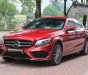 Mercedes-Benz C class C300 AMG 2018 - Cần bán gấp Mercedes-Benz C300 AMG SX 2018, màu đỏ, xe gia đình. Giá 1 tỷ 760 triệu đồng