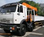 Xe chuyên dùng Xe tải cẩu 2018 - Xe tải Kamaz 6540 gắn cẩu Dinex 8 tấn / Tải cẩu Kanglim/ Tải cẩu Soosan 