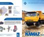 Xe tải Trên10tấn 2018 - Bán xe ben Kamaz 15 tấn thùng vuông ga cơ - Kamaz 65115 (6x4) thùng vuông 12m3