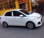 Hyundai Grand i10 2017 - Bán Hyundai I10 sedan 1.2 màu trắng 2017 số sàn xe đẹp