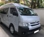 Toyota Hiace 2018 - Nhà cần bán Toyota Hiace 2018, số sàn, 16 chỗ, máy xăng, nhập Nhật, màu bạc