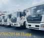 JRD HFC B180 2021 - Xe tải 8T 6 máy tiêu thụ bao nhiêu lít dầu thùng mui bạt dài 9m7, cao 2m5 siêu khỏe