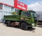 Xe tải 5 tấn - dưới 10 tấn 2017 - Bán xe ben Trường Giang 8T75 ga cơ mới 2017, màu xanh