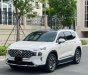 Hyundai Santa Fe 2022 - Xe màu trắng, nội thất nâu
