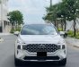 Hyundai Santa Fe 2022 - Xe màu trắng, nội thất nâu