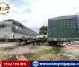 Xe tải Xetải khác Sơ mi rơ mooc tải 2021 - Thanh lý 2 chiếc Mooc lồng tải 32 tấn Kaile - Xinhongdong 2021 cũ