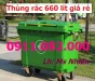 Xe chuyên dùng Xe rác 2025 - Sỉ lẻ xe thùng rác đạp chân, thùng rác 120l 240l giá rẻ tại vĩnh long- lh 0911082000
