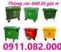 Hãng khác Khác 2025 - Bán xe thùng rác nhỏ , thùng rác lớn giá rẻ tại vĩnh long- thùng rác 120l 240l 660l- lh 0911082000