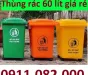 Hãng khác Khác 2025 - Bán xe thùng rác nhỏ , thùng rác lớn giá rẻ tại vĩnh long- thùng rác 120l 240l 660l- lh 0911082000